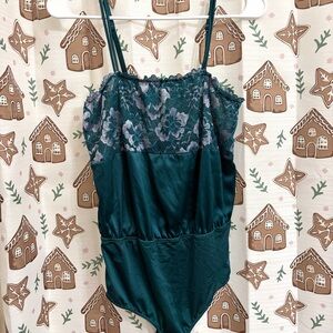 Teal/Green Lace Bodysuit